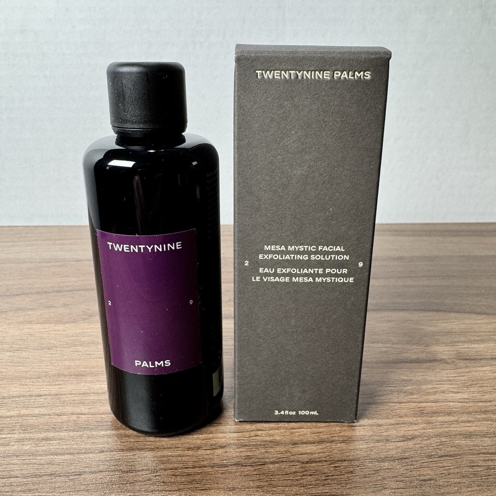 TwentyNine Palms Mesa Mystic Facial Exfoliating Solution 3.4floz ($60 Retail)NIB
